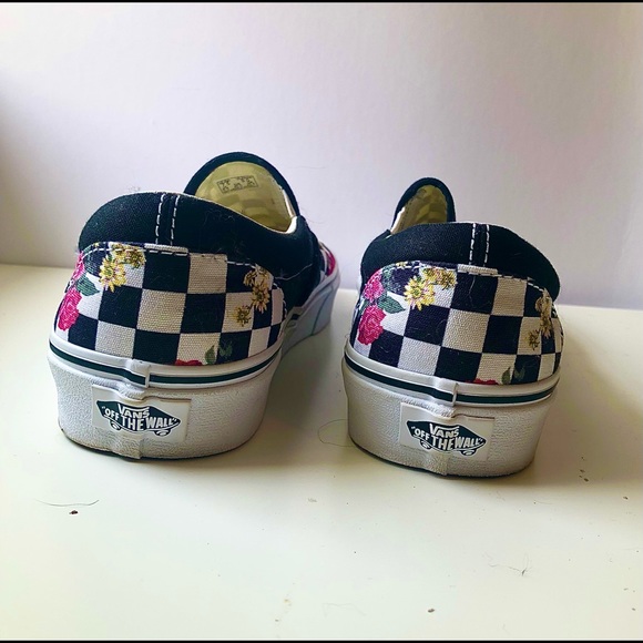 Floral Vans Slip-Ons - Picture 3 of 4